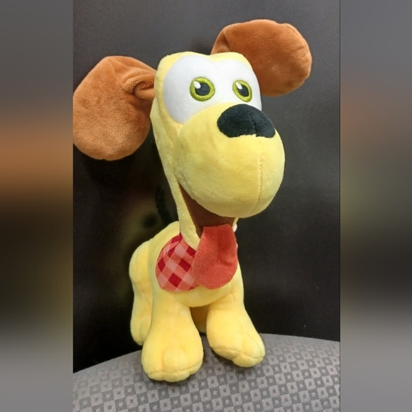 The Garfield Movie 2024 Adult Odie 10" Stiched Eyes Floppy Ears Dog Plush Toy - Picture 1 of 10